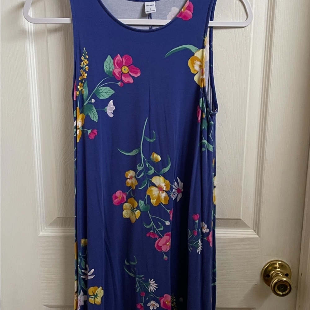 Old Navy Vibrant Floral Midi Dress